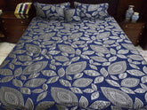 Jacquard Velvet Bed Sheet 4Pcs-Design-530